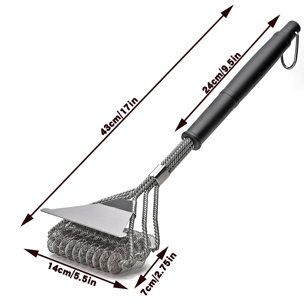 GrillMaster Pro No-Bristle Cleaning Tool