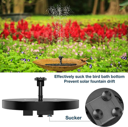 6-nozzle Solar Floating Water Fountain