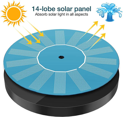 6-nozzle Solar Floating Water Fountain