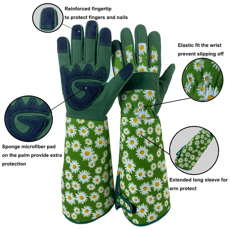 GardenPro Long Gardening Gloves