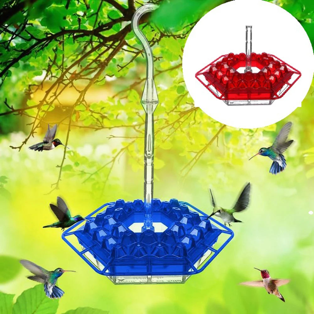 25-Port Hexagonal Hummingbird Feeder