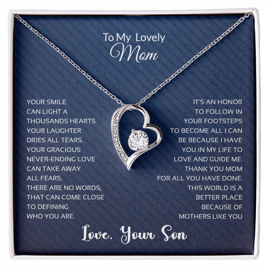 To My Lovely Mom | Forever Love Necklace